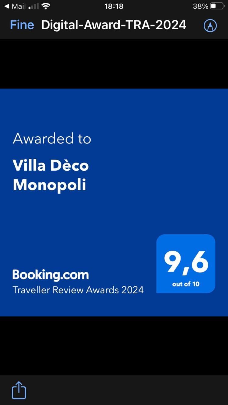 Villa Deco مونوبولي المظهر الخارجي الصورة